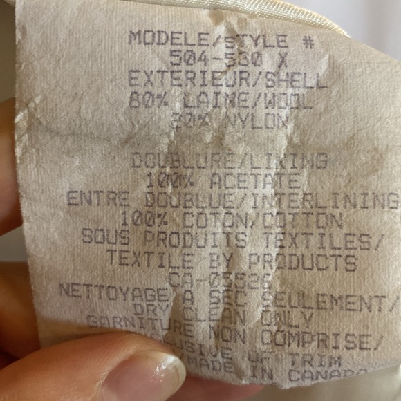 Cecil Gee wool coat. Size 12 - Picture 6 of 6